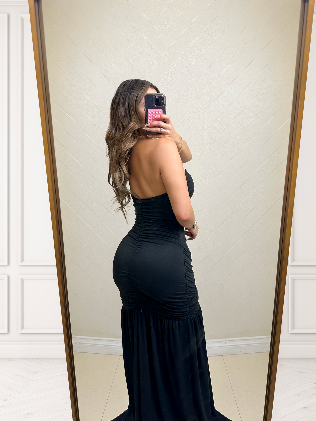 Barbara strapless mermaid dress