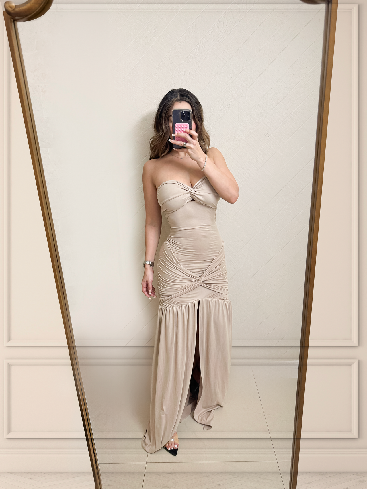 Barbara strapless mermaid dress